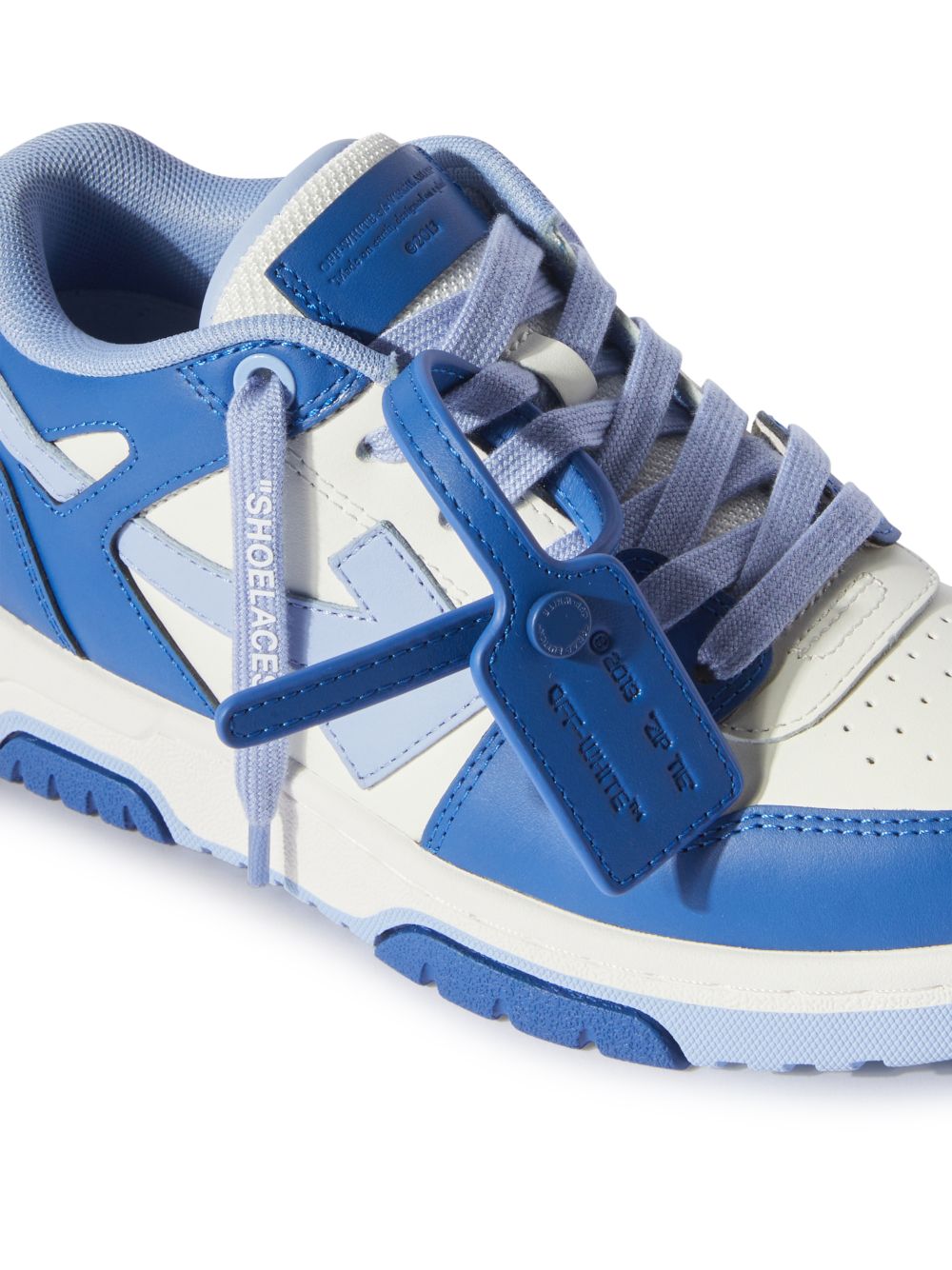 Blue off white sneakers best sale