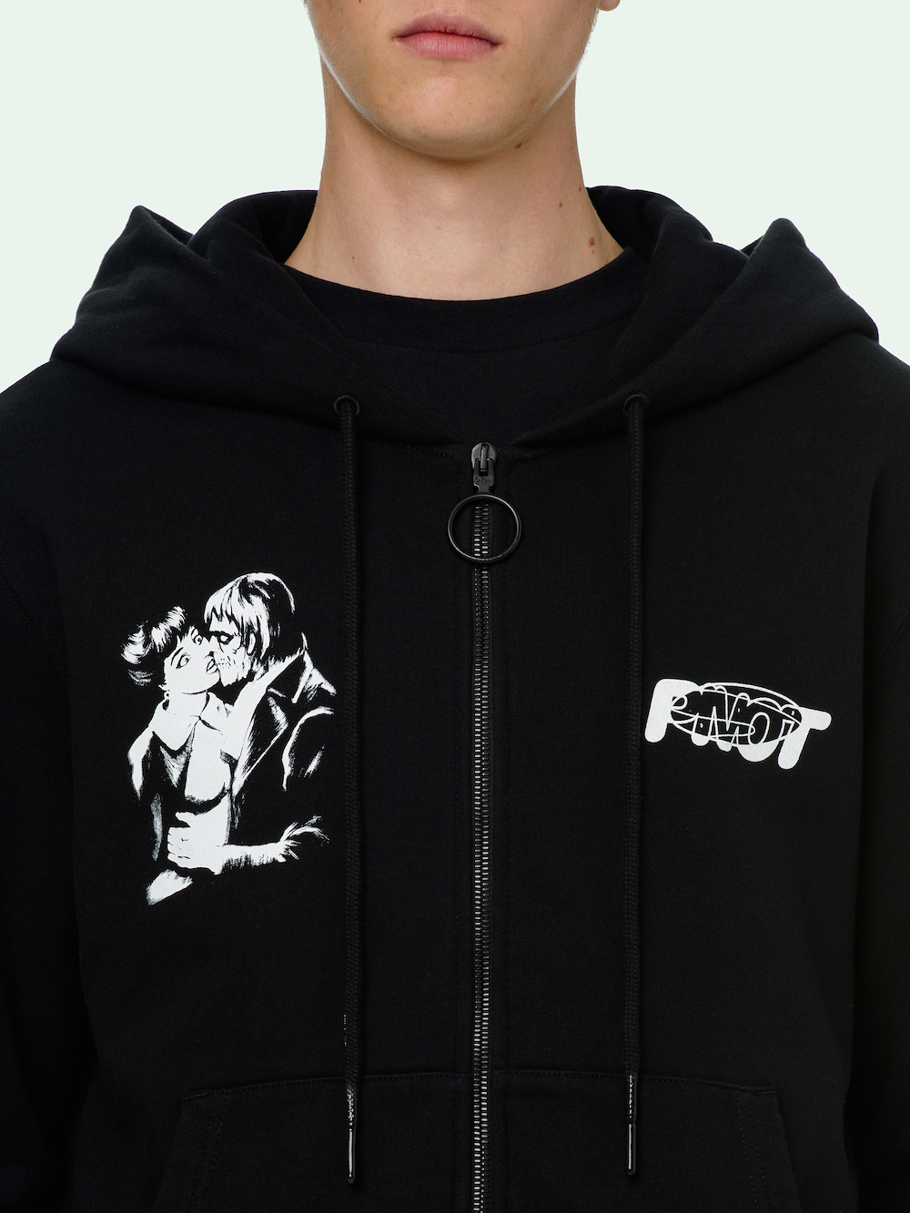 KISS 21 ZIPPED HOODIE OffWhite Official site