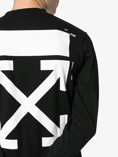 Off-White Kiss graphic print cotton jumper | Browns