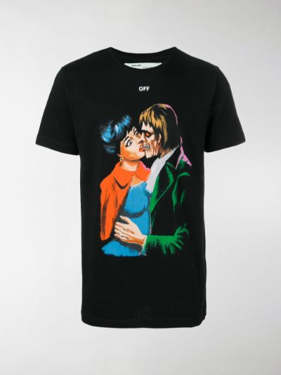 off white kiss graphic tee