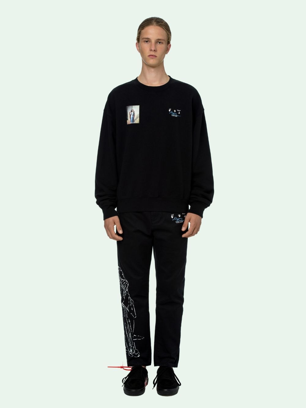 KISS SWEATSHIRT in black | Off-White™ Official US