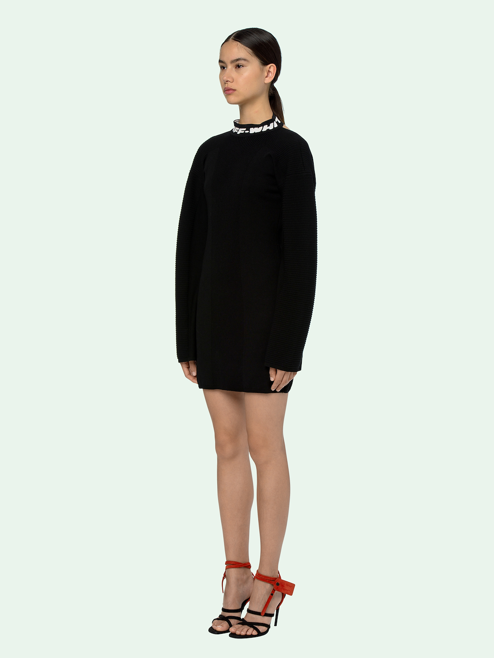 KNIT INDUSTRIAL MINI DRESS secondary image