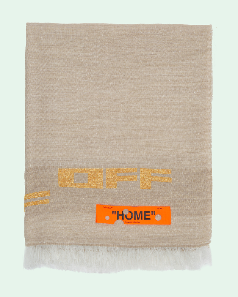 KNITTED BLANKET OffWhite™ Official Site