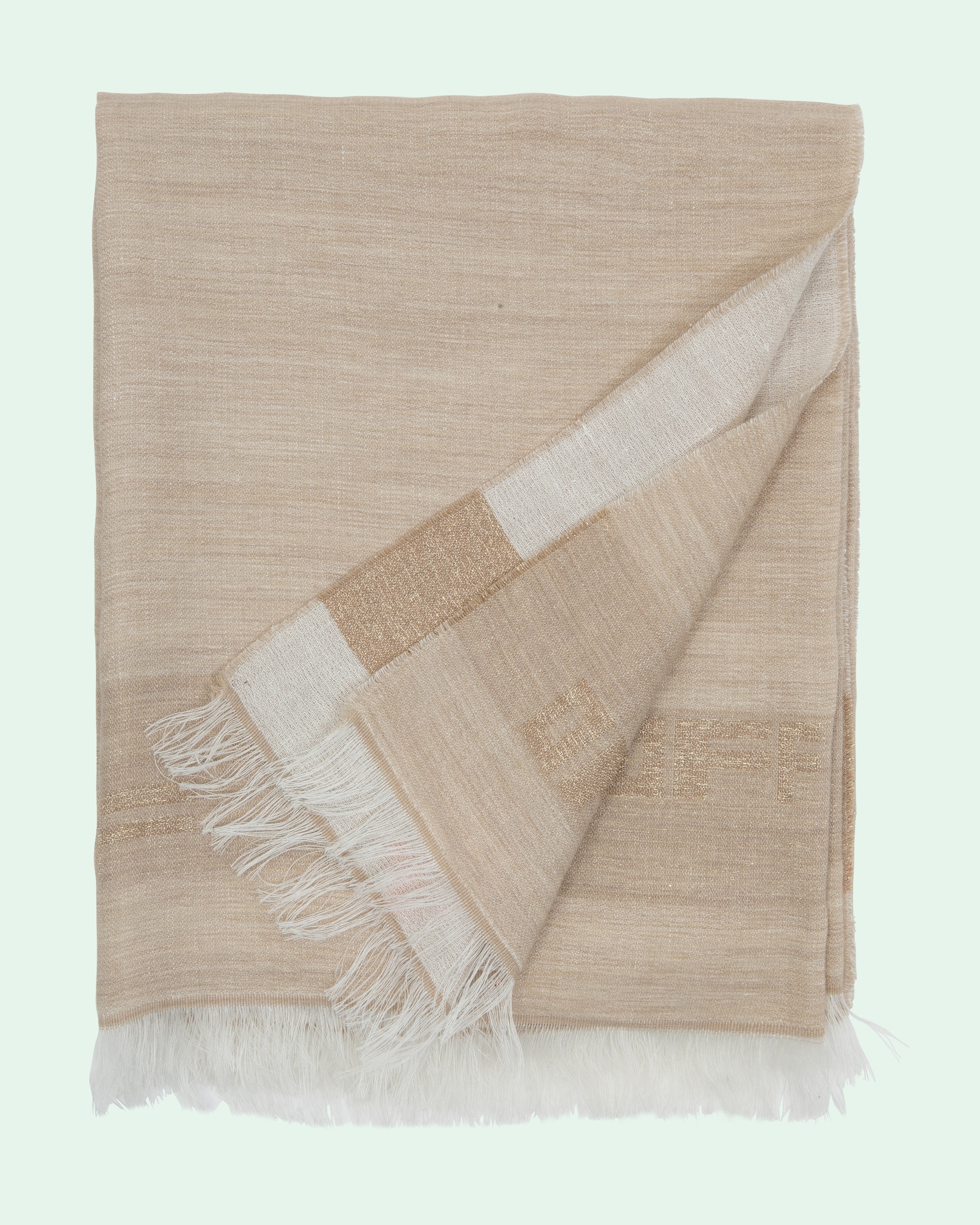 KNITTED BLANKET OffWhite™ Official Site