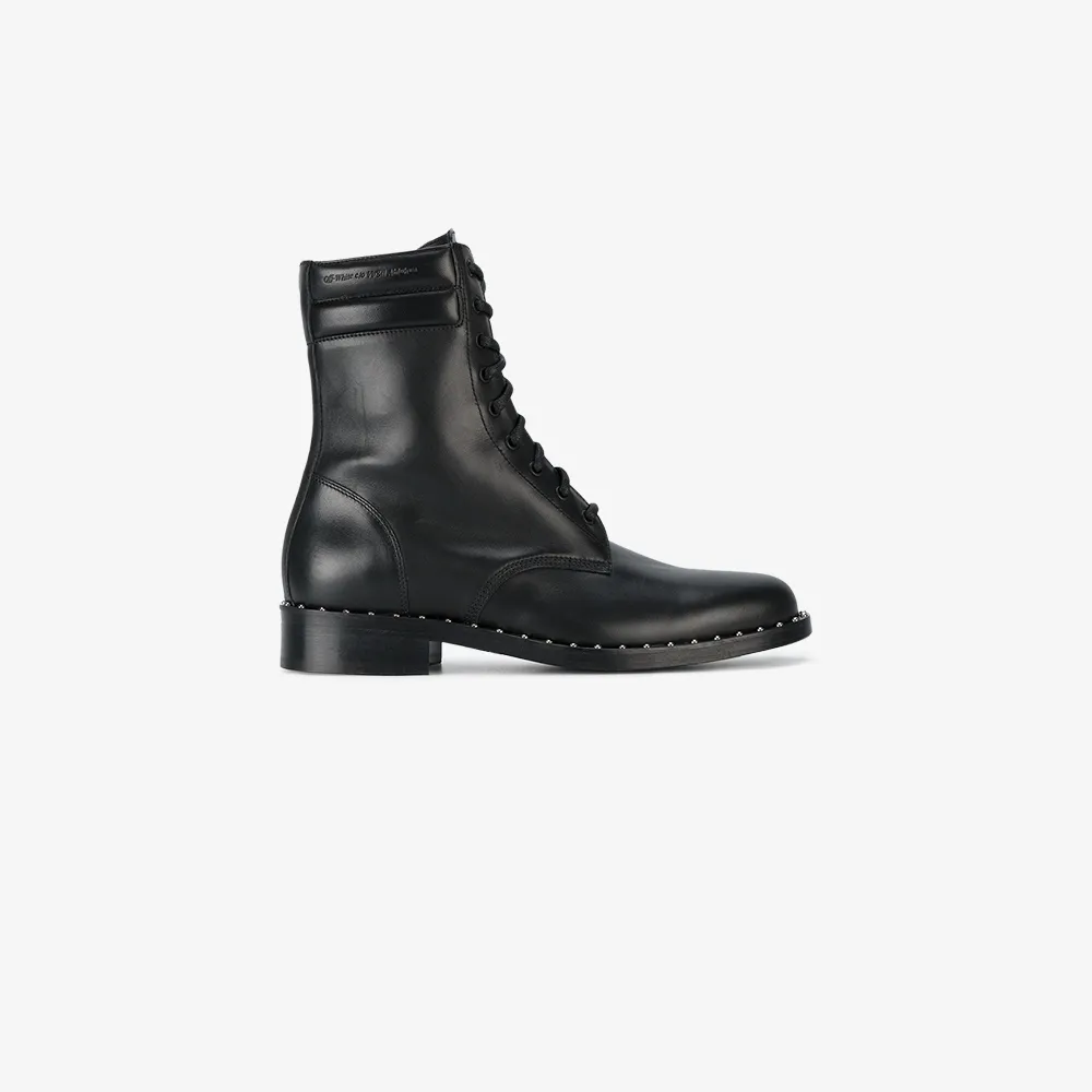 off white combat boots women's