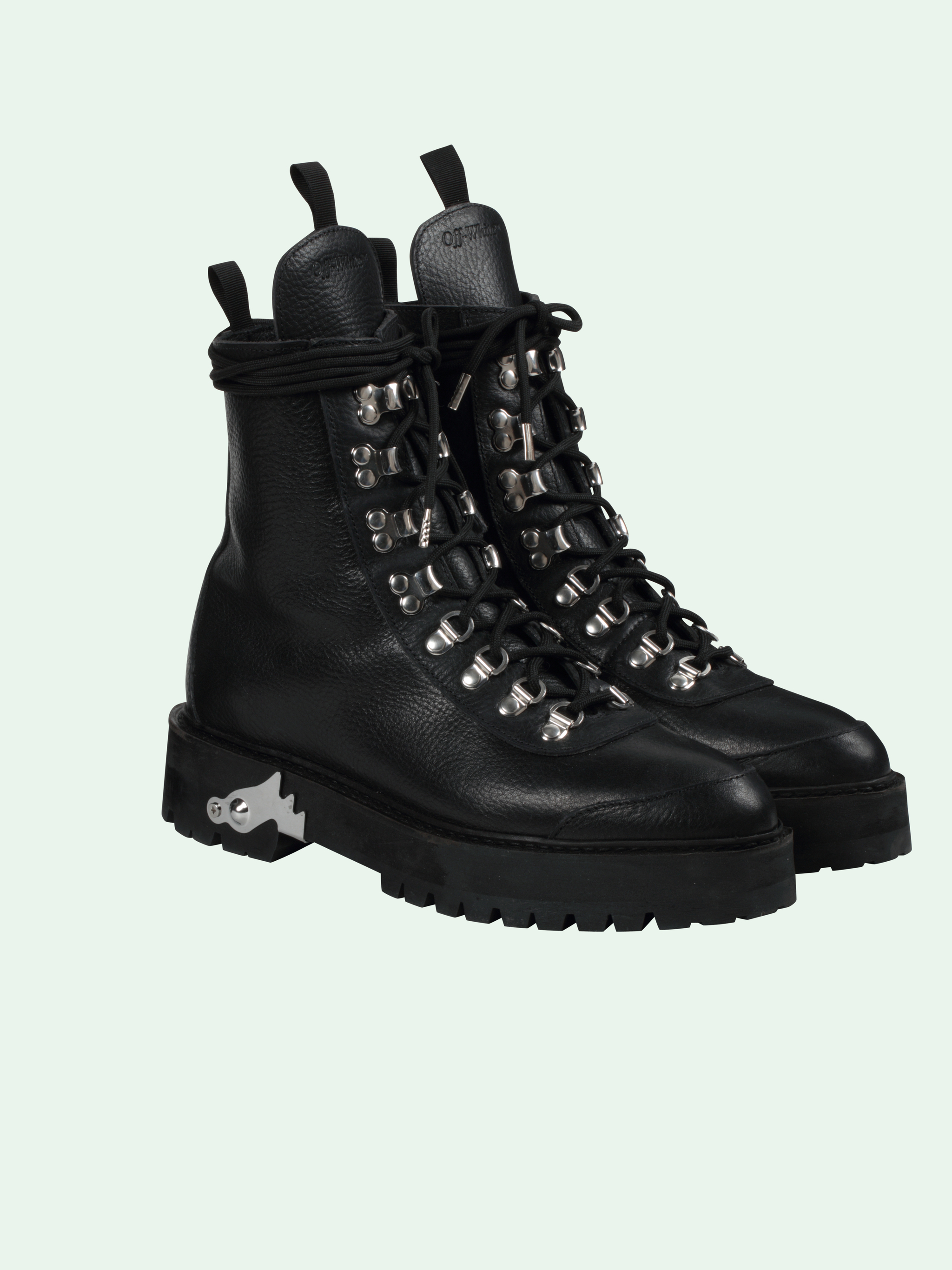 Leather Hiking Boots Off White Official Website