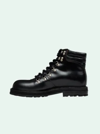 Off white 2025 black hiking boots