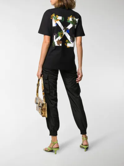 off white printed t shirt