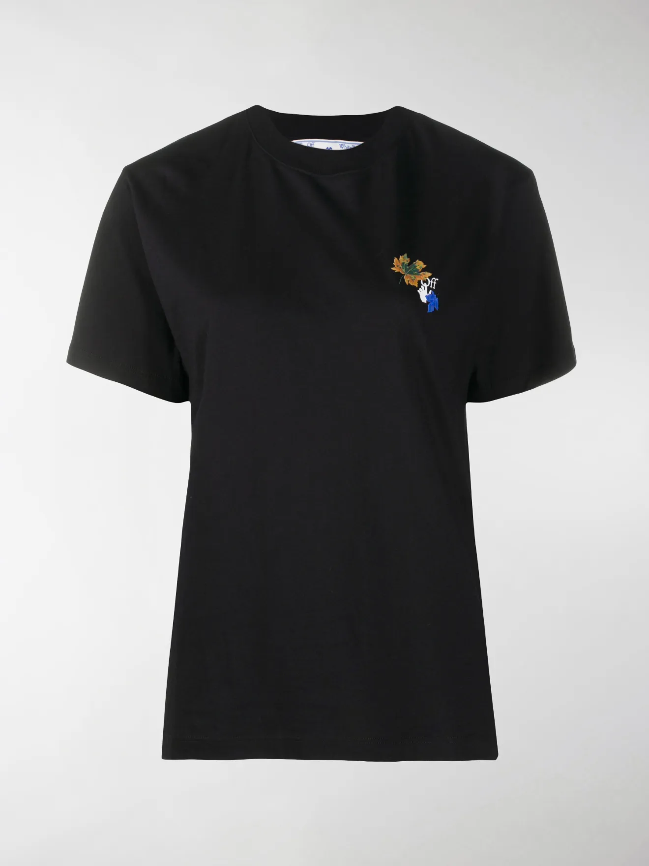 off white leaf tee
