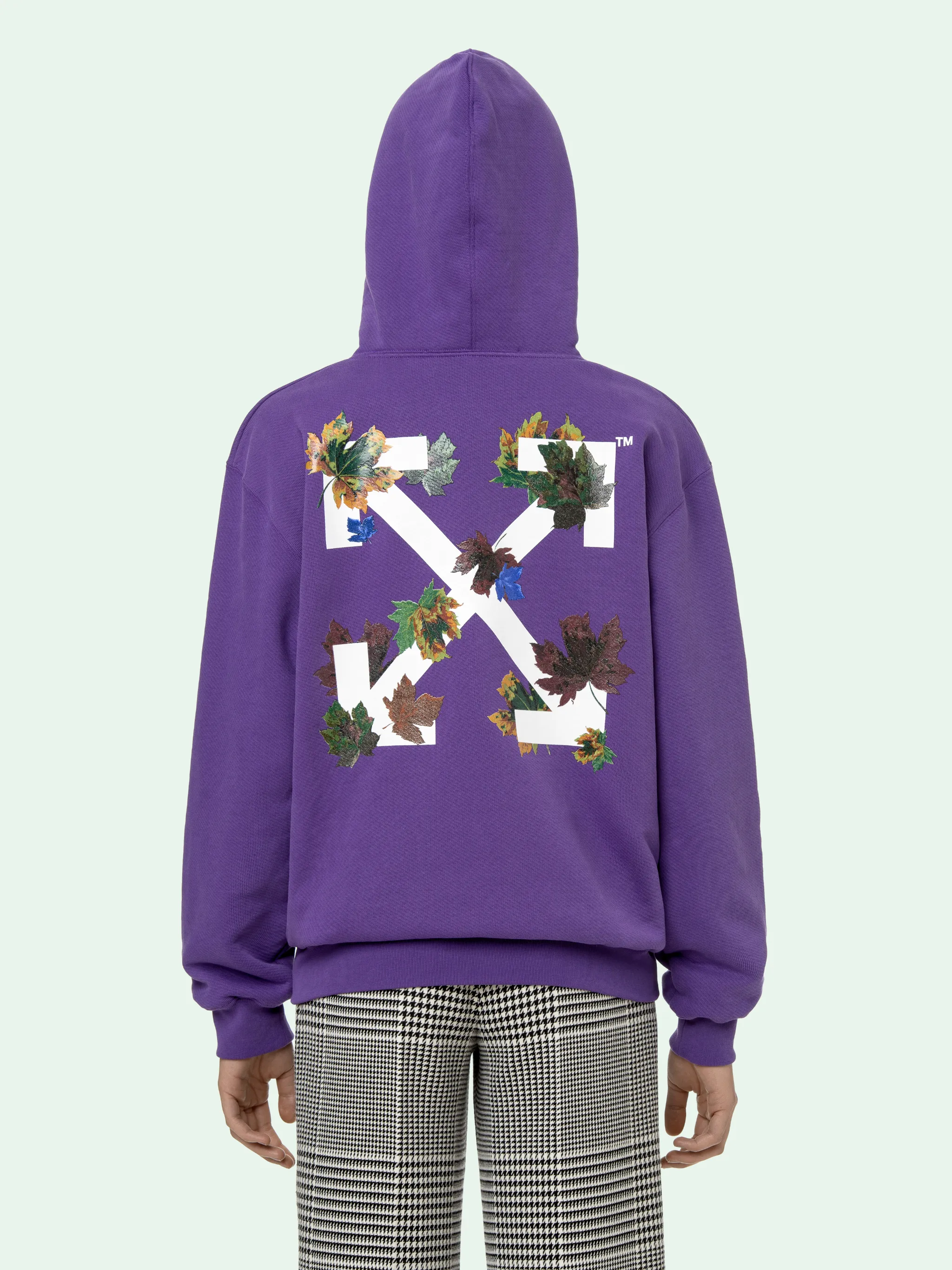 off white leaf hoodie