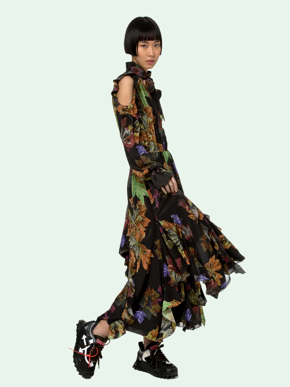 off white second skin dress