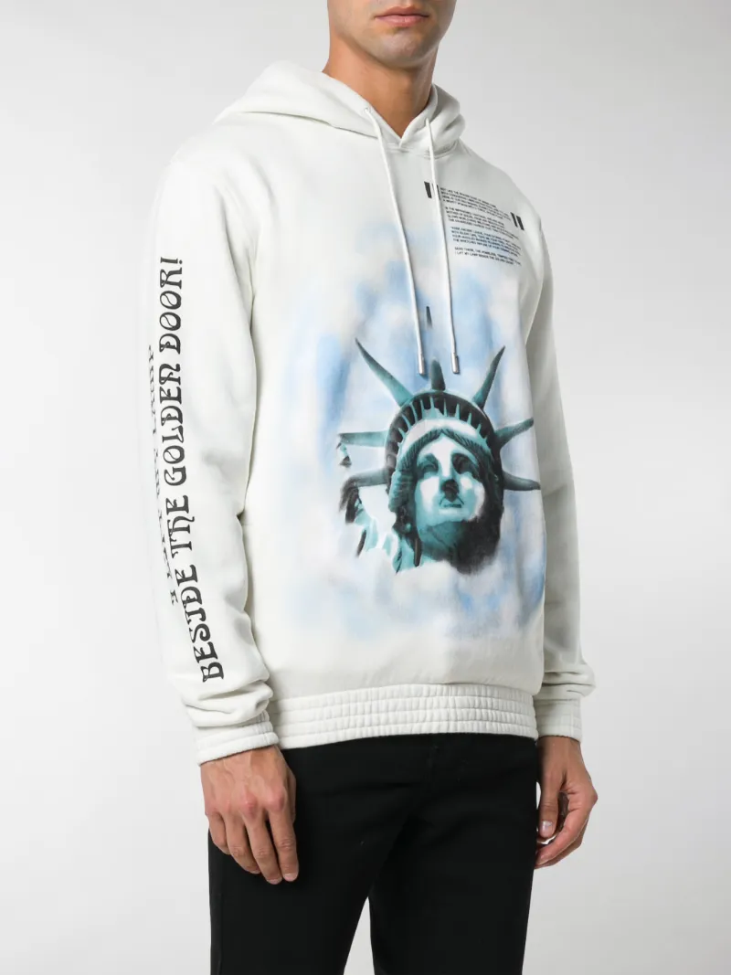 liberty hoodie off white