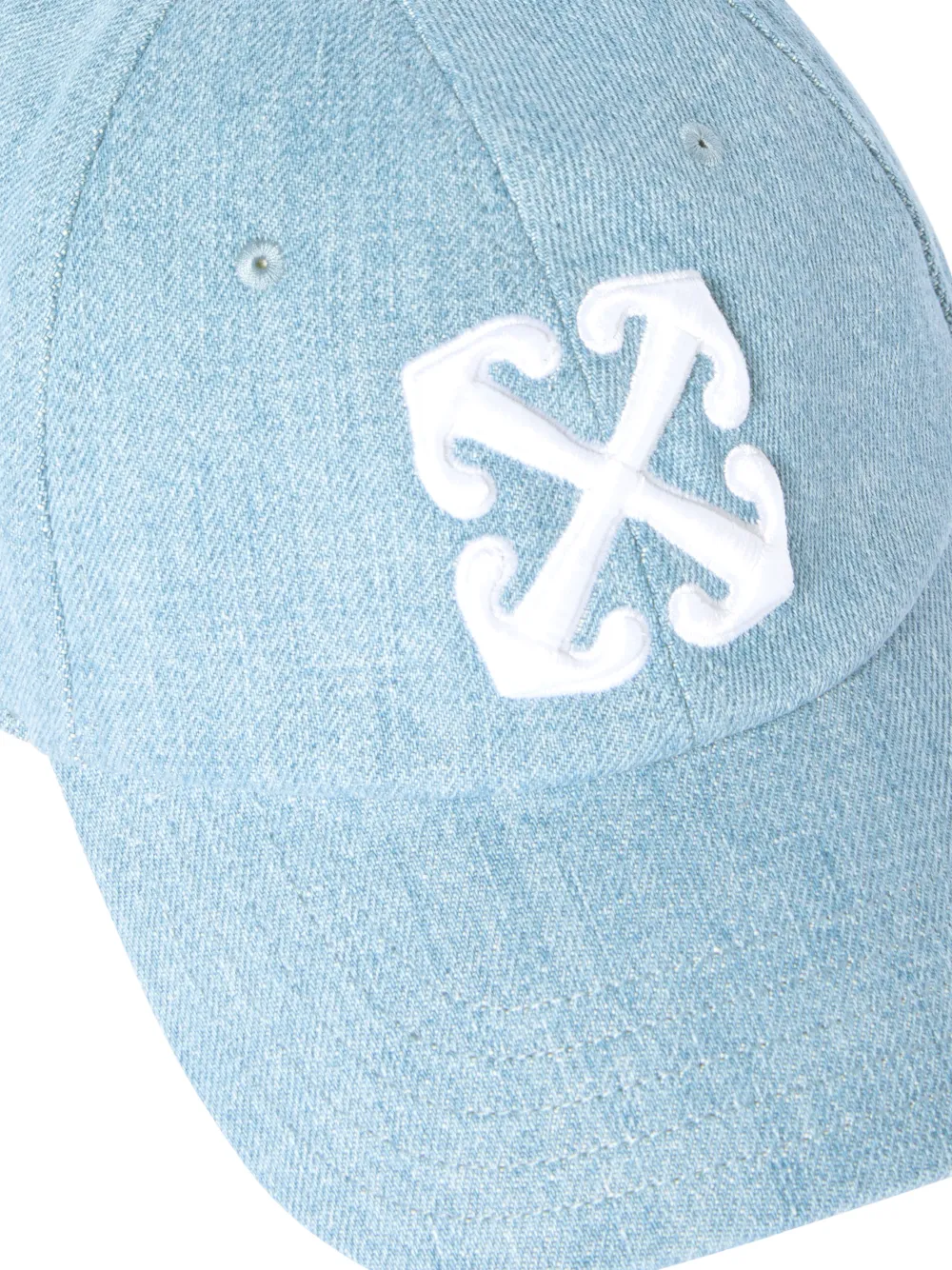 LIGHT BLUE DENIM ARROW BASEBALL CAP