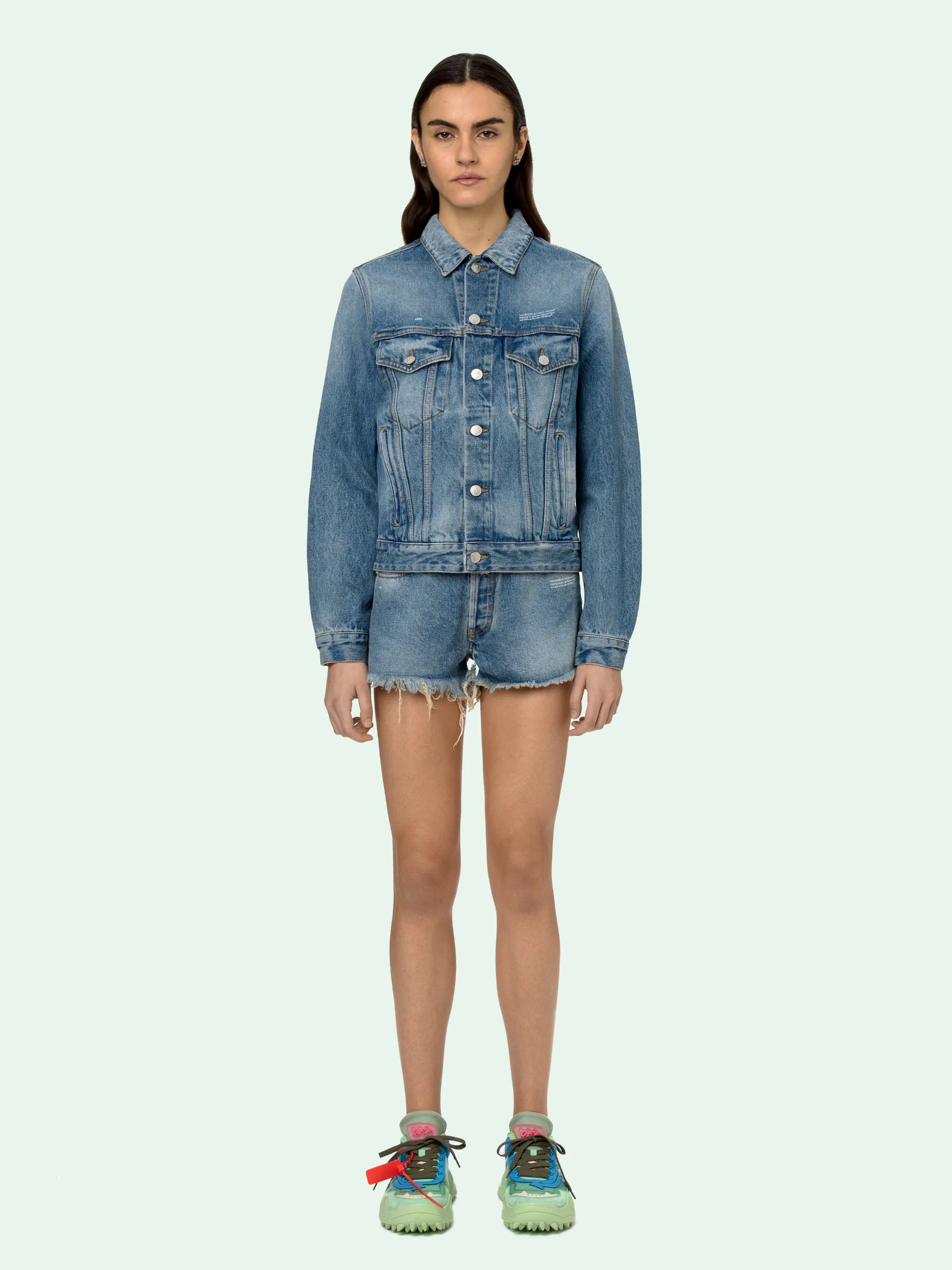 sky blue denim jacket
