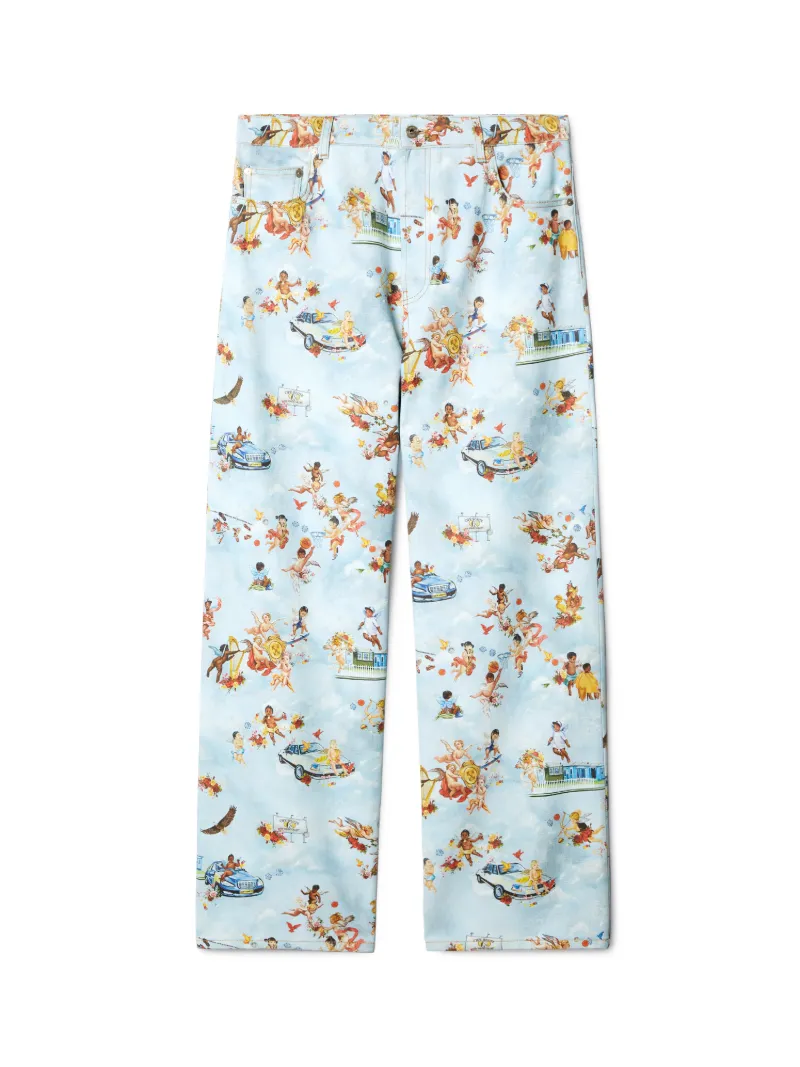 LIGHT BLUE/MULTICOLOR FRESCO JEANS