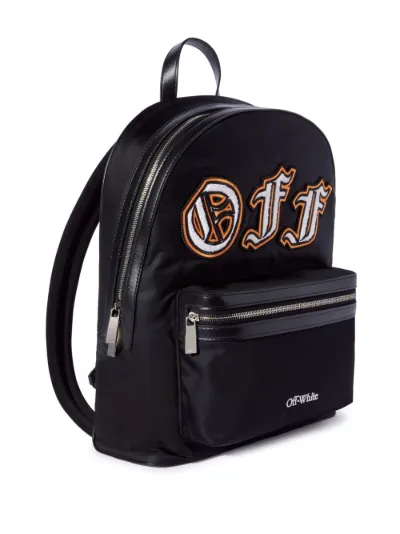 Off White logo applique backpack Eraldo TV