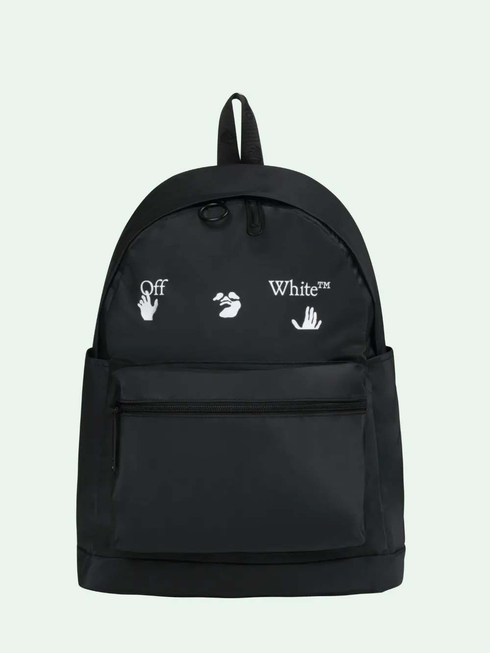 LOGO BACKPACK in black Off White Official GB