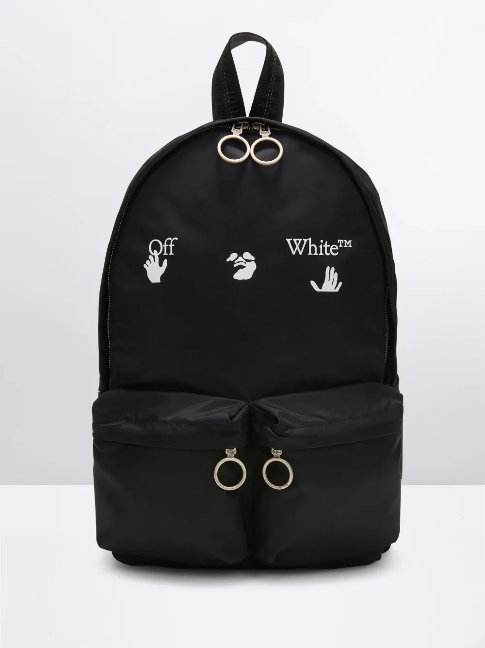 LOGO BACKPACK in black Off White Official GB