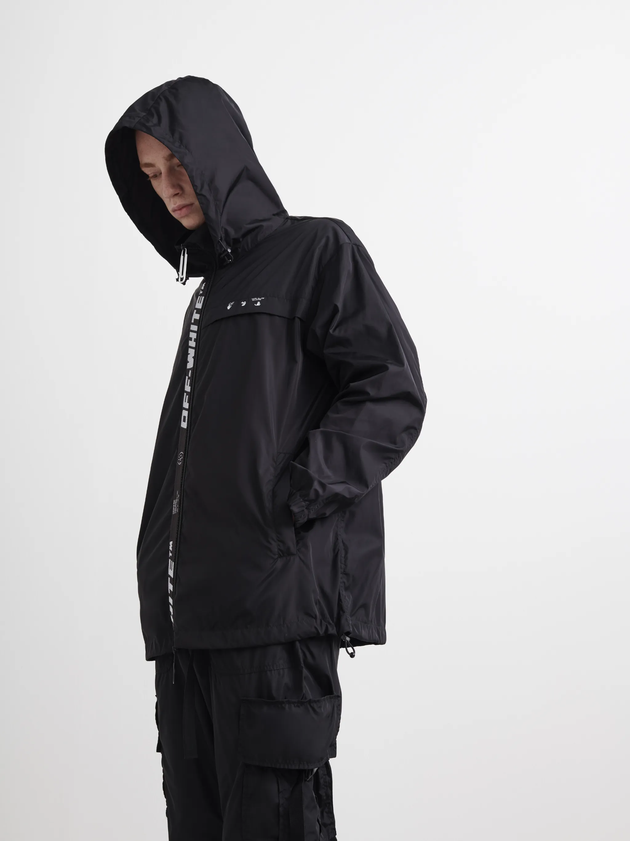 LOGO BAND WINDBREAKER JACKET OffWhite™ Official Site