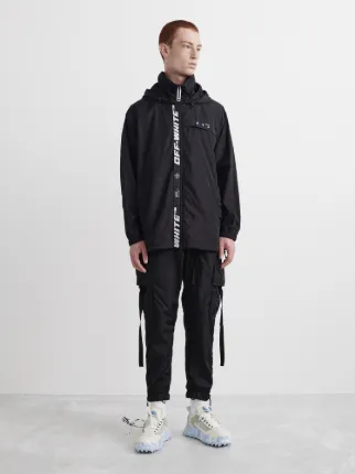 off white waterproof jacket