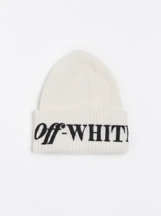 Logo Beanie in white | Off-White™ Official IL