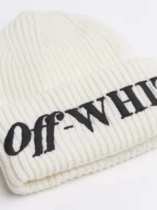 Logo Beanie in white  Off-White™ Official US