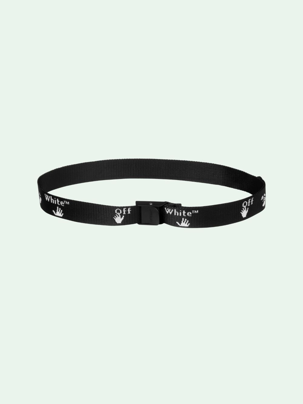 Logo Belt in White