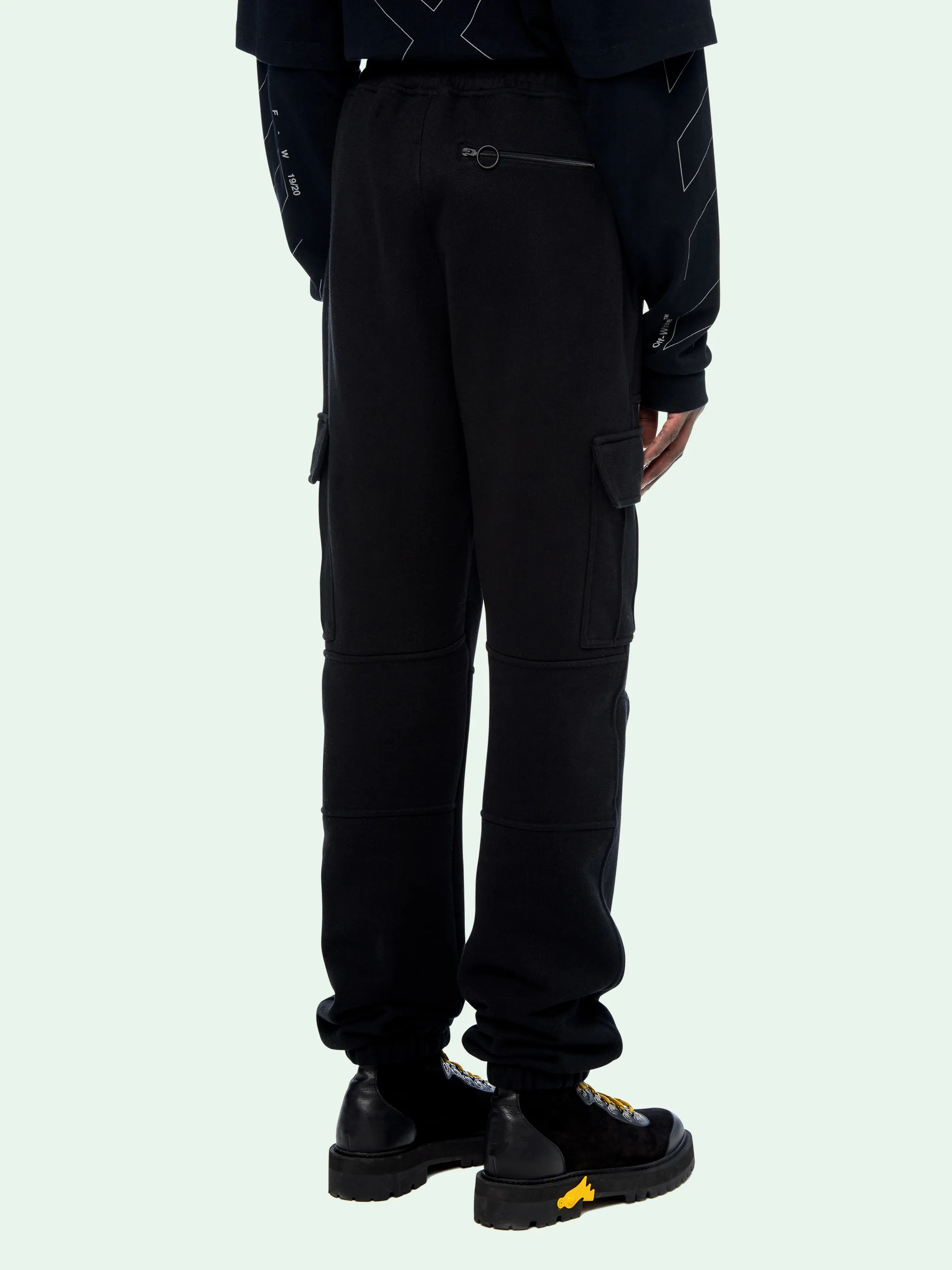 off white cargo joggers