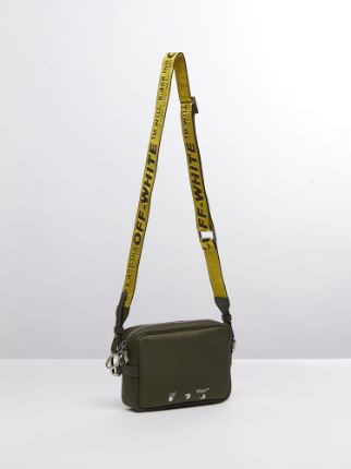 Logo Crossbody in green | Off-White™ Official US