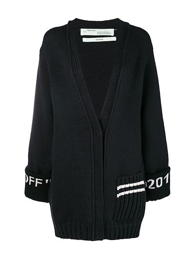 off white knit cardigan