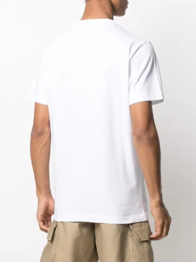 off white embroidered logo t shirt