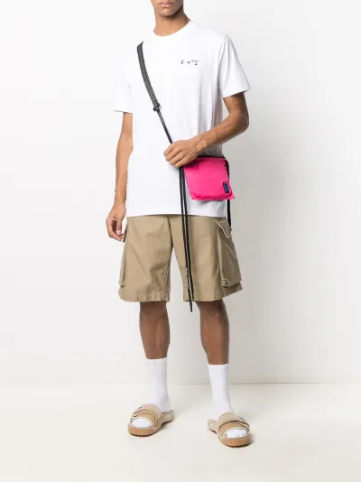 off white embroidered logo t shirt