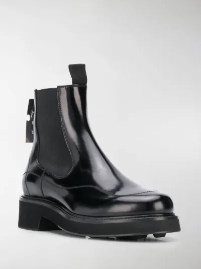 off white chelsea boots