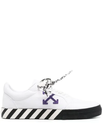 Off white logo patch low top Clearance