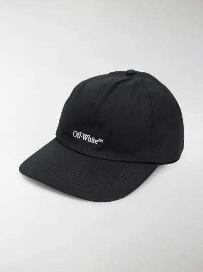 off white cap black