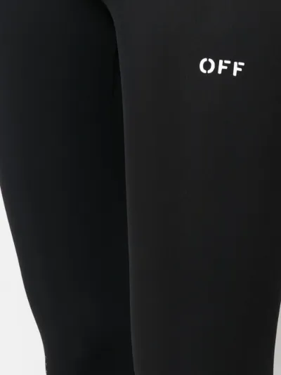 logo-print sports leggings | Off-White 