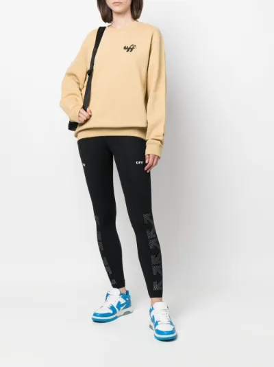 logo-print sports leggings | Off-White 