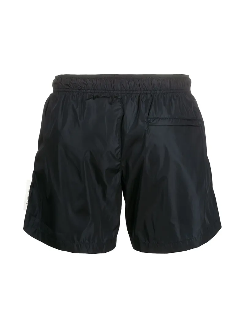 off white logo swim shorts