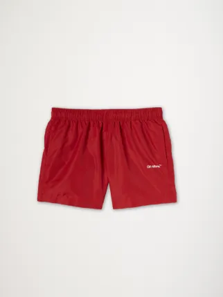 Off white red on sale shorts