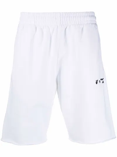 off white track shorts