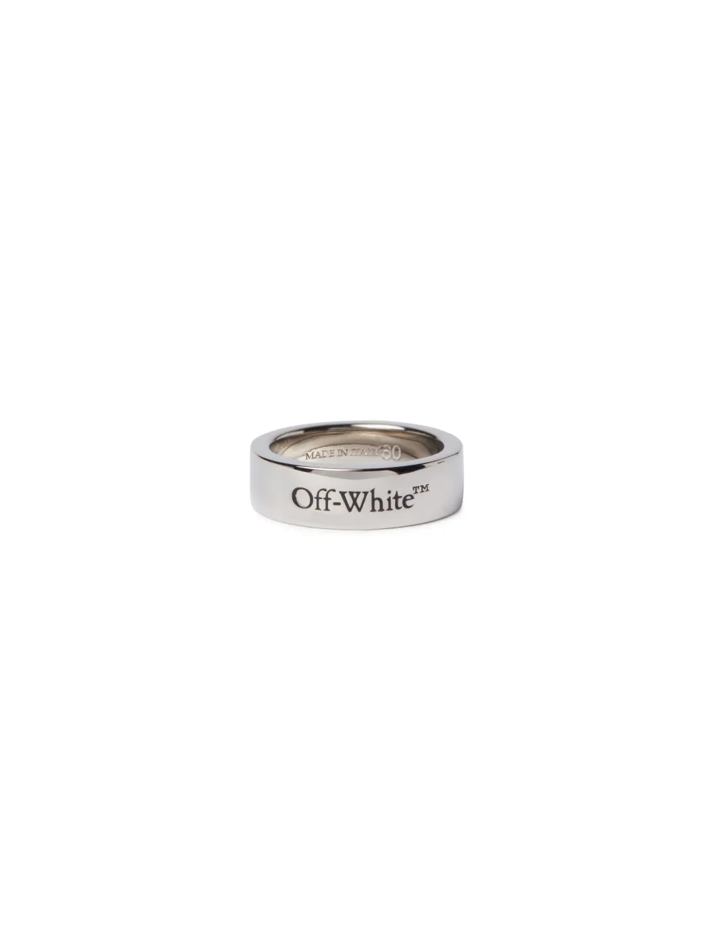 LOGO RING in silver | Off-White™ Official US