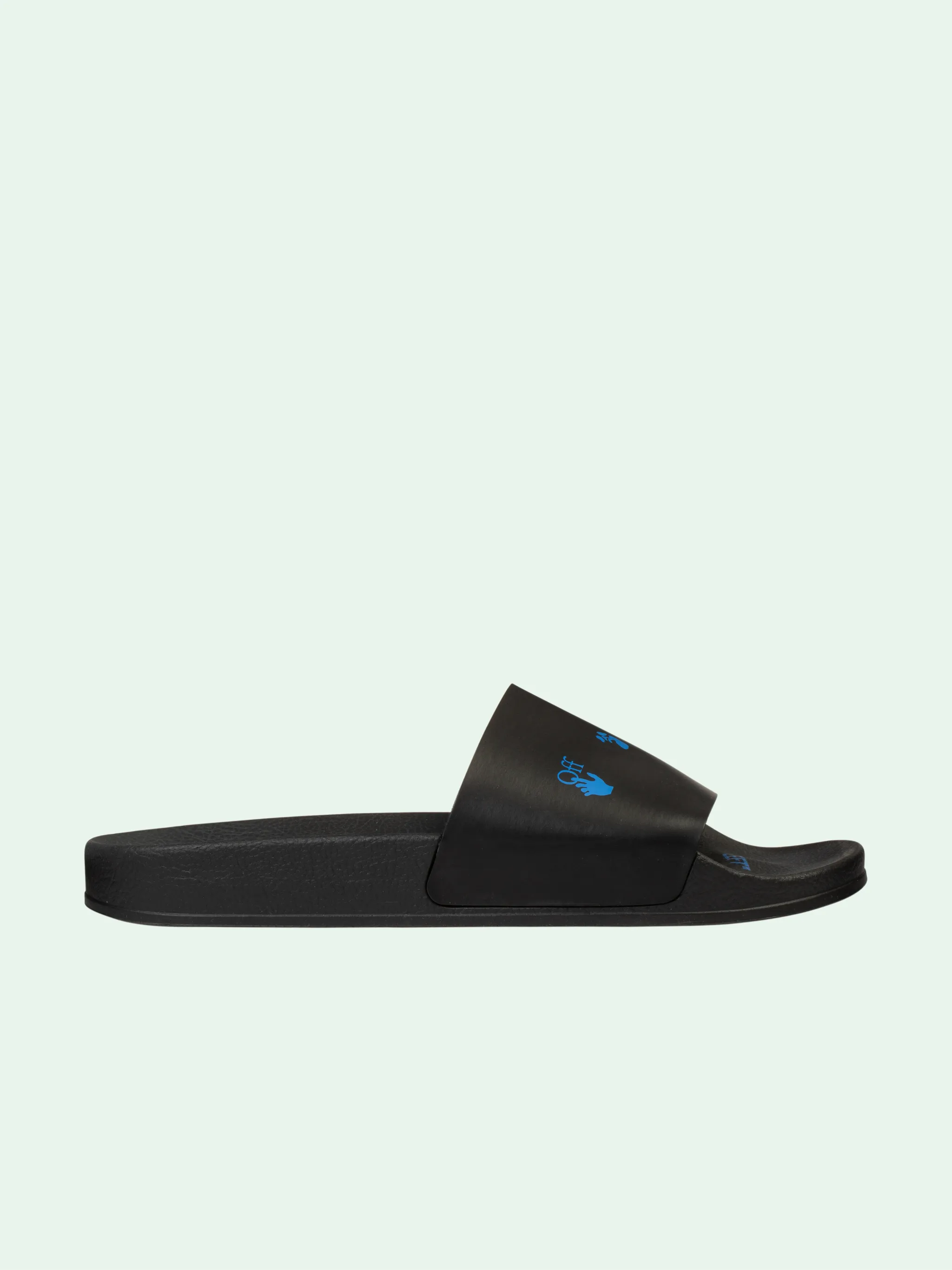 off white logo print slides