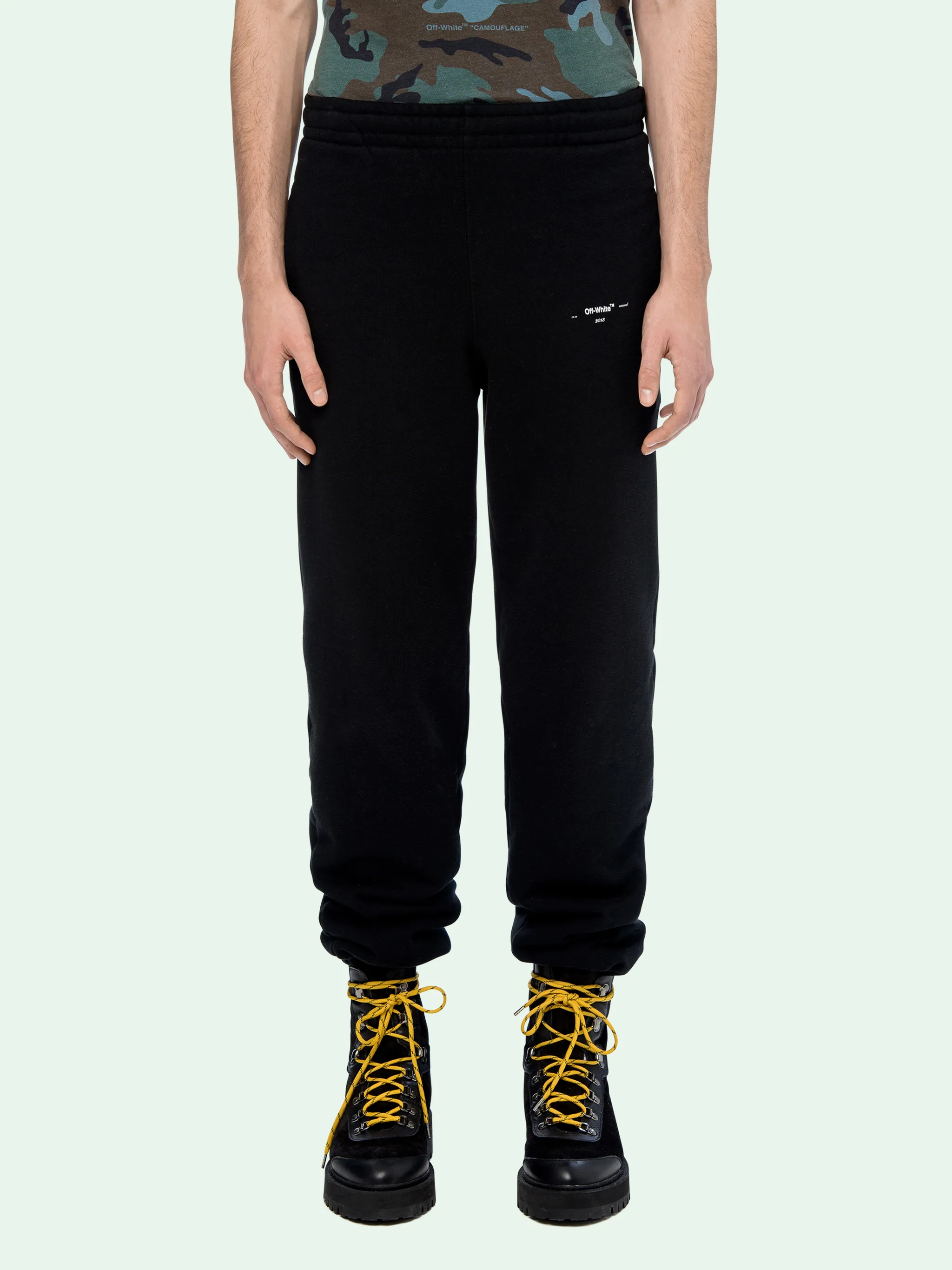 off white camo sweatpants