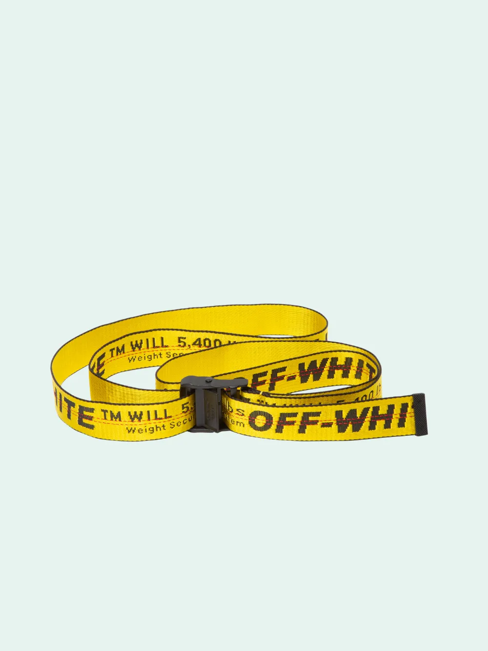 yellow tape belt