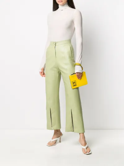 white turtleneck bodysuit