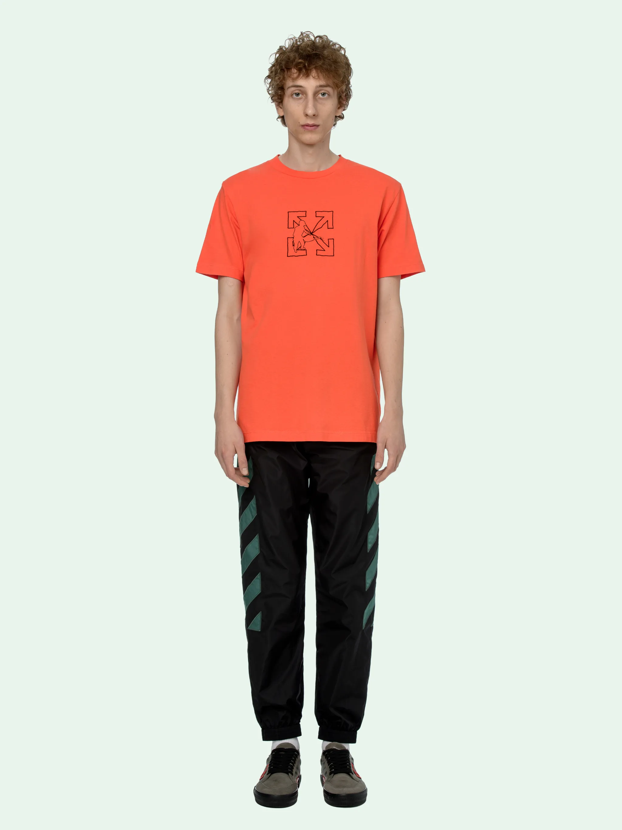 off white orange t shirt