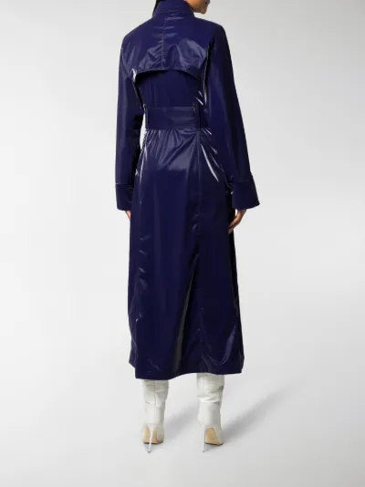 long belted trench coat