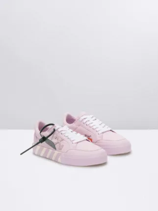 Hot pink off hot sale white shoes