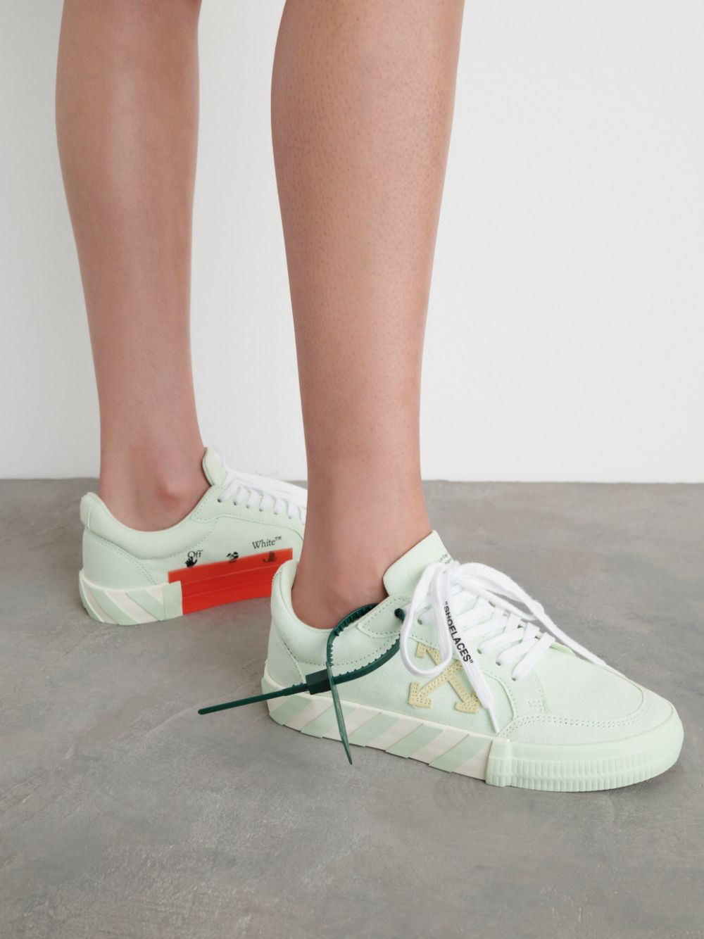 Off white sale canvas sneakers