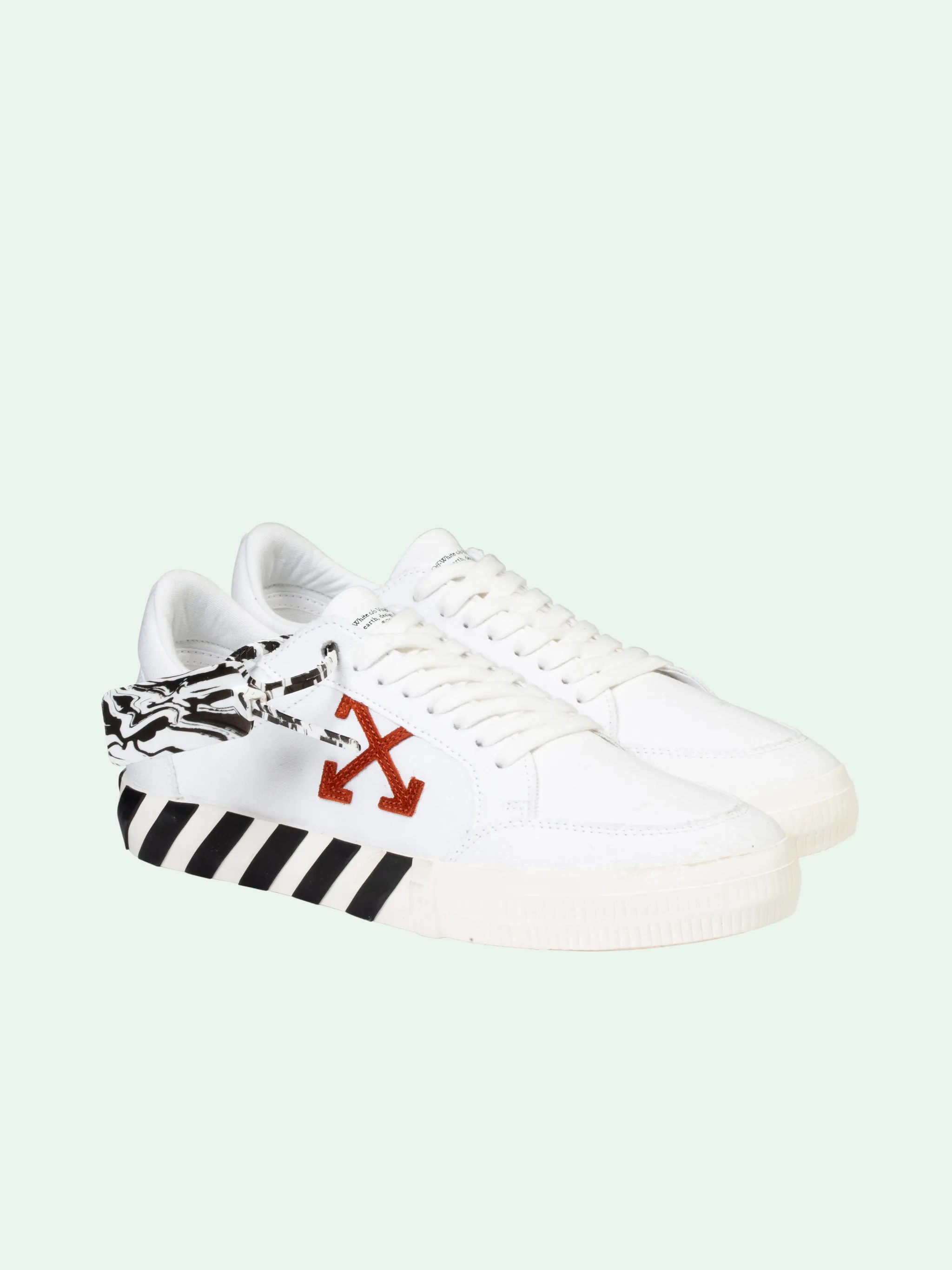 off white vulc low top black
